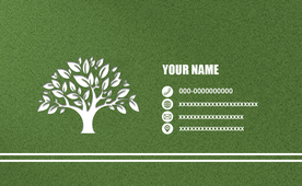 绿色环保名片