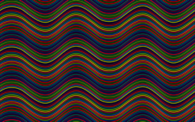 彩色波浪底纹