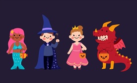 可爱万圣节儿童装扮