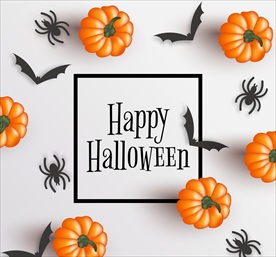 立体南瓜万圣节贺卡