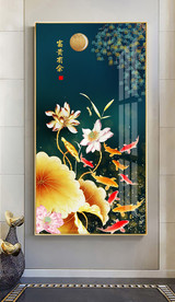 新中式荷花玄关