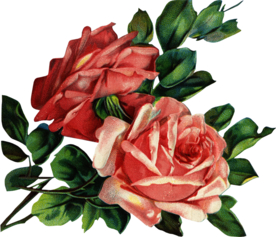 复古鲜花主题装饰图案