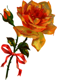 复古鲜花主题装饰图案