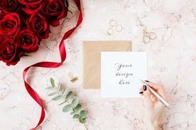 卡片样机效果图