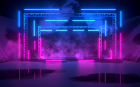 渐变抖音运动工业主体背景