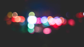 彩色圆形光点背景图片