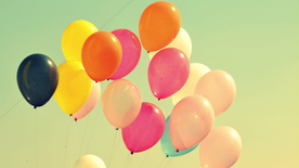 气球缤纷图片