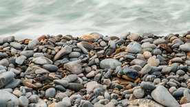 鹅卵石砂石图片