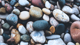 鹅卵石砂石图片