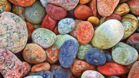石块 多彩 摄影