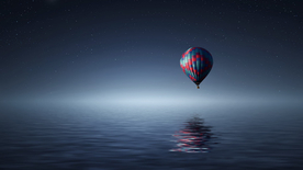 热气球缤纷绚丽图片