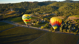 热气球缤纷绚丽图片