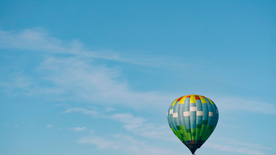 热气球缤纷绚丽图片