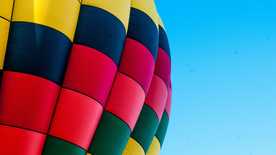 热气球缤纷绚丽图片
