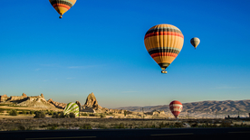 热气球缤纷绚丽图片