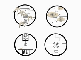 中式壁挂3d模型