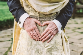 比心爱心手势图片