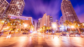 城市魅力夜景图片