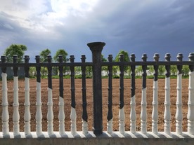 罗马柱围栏图片