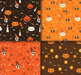 可爱万圣节猫咪