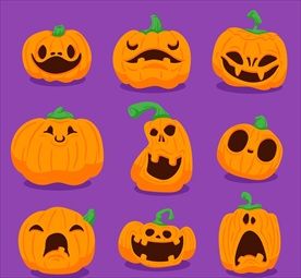 不同表情南瓜