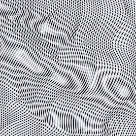 现代抽象曲线重叠液体金属效果