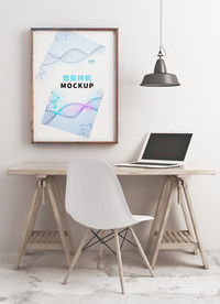 海报贴图样机 海报样机