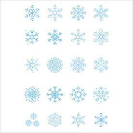 雪花矢量图标