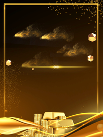 金融行业黑金海报