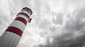 灯塔海上指示图片