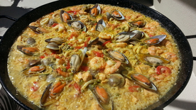 海鲜饭美食图片