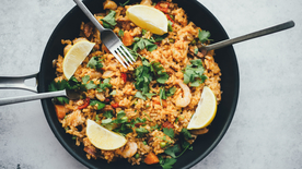 海鲜饭美食图片