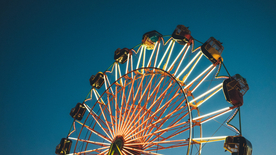 摩天轮天空眼图片