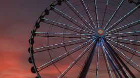 摩天轮天空眼图片