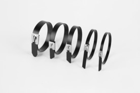 自锁式喷塑不锈钢扎带