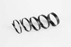 自锁式喷塑不锈钢扎带