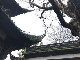 古镇房檐角实拍 古建筑实拍