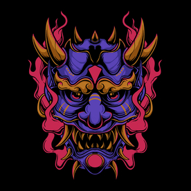 创意头像 武士面罩