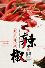 创意辣椒宣传海报