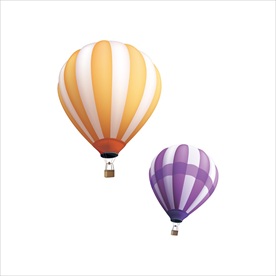 矢量热气球