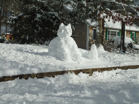 雪人图片
