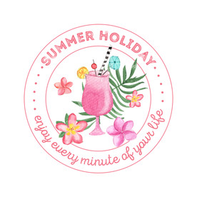 夏季手绘插画海报