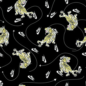 男装大牌线条老虎