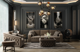 卧室 客厅 厨房 书房 效果图