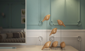 卧室 客厅 厨房 书房 效果图