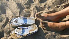 拖鞋人字拖图片