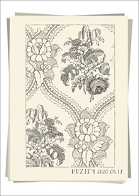 底纹花纹手绘稿