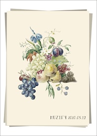 欧式油画水果静物