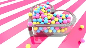 爱心 气球 橡皮球 弹力球