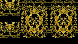 大牌男装定位花排版